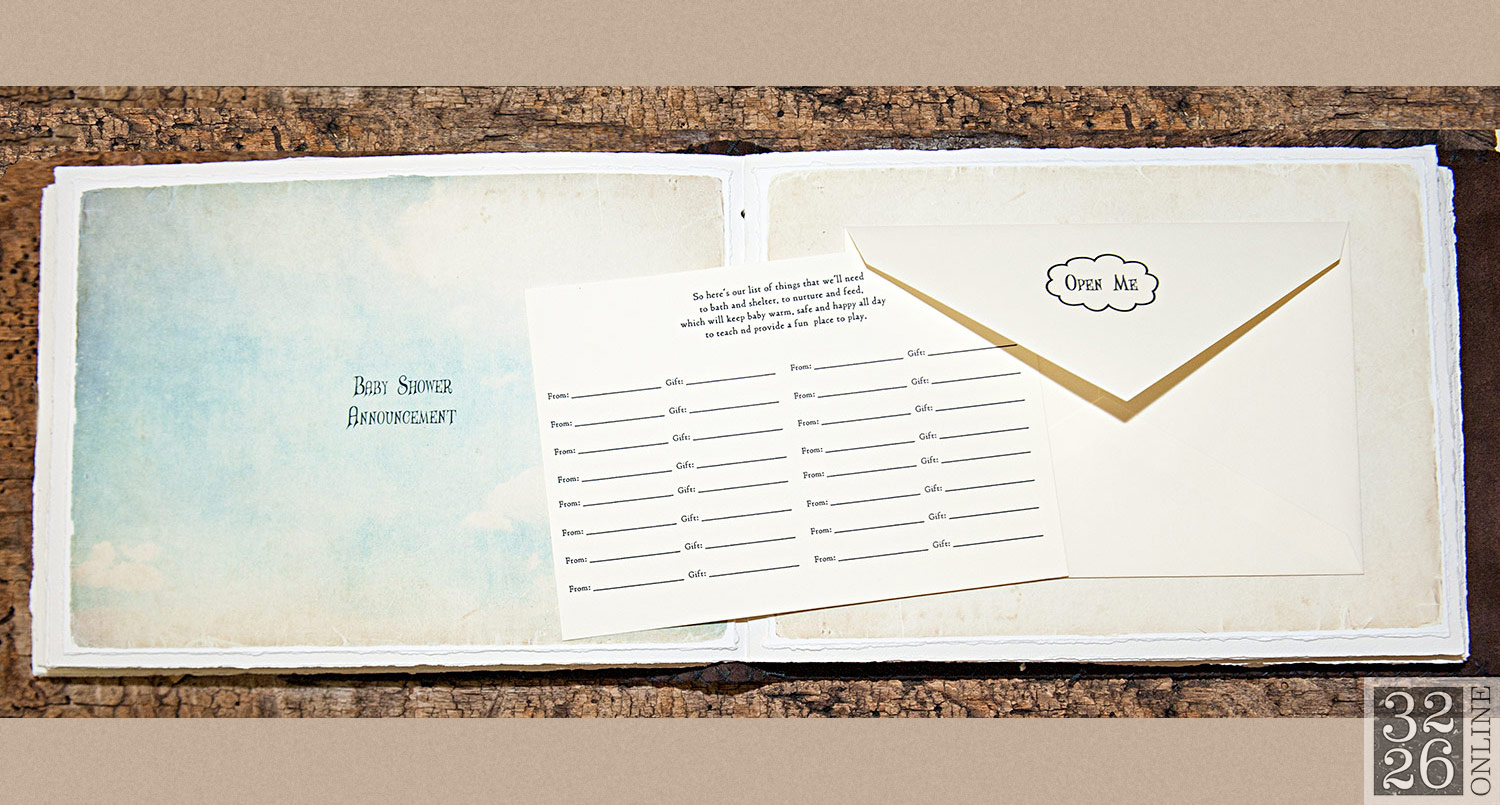 © 3226 Online, LLC, Sara Weinberger. All rights reserved. 3226 Art - Bound By Sara - Sara Weinberger - The Ultimate Baby Book. Handcrafted leather baby album, unique baby gift, baby photo album, baby gift