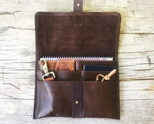 leather travel case