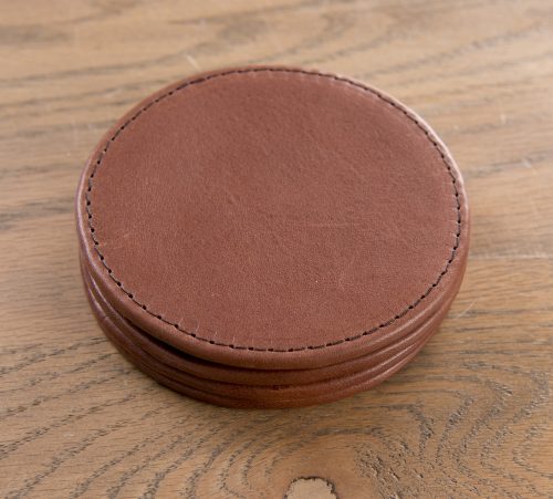 leather coasters