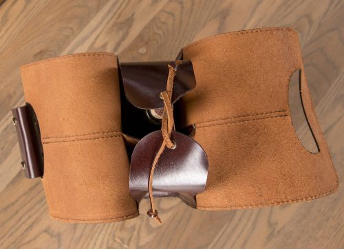 3226 online leather wine tote