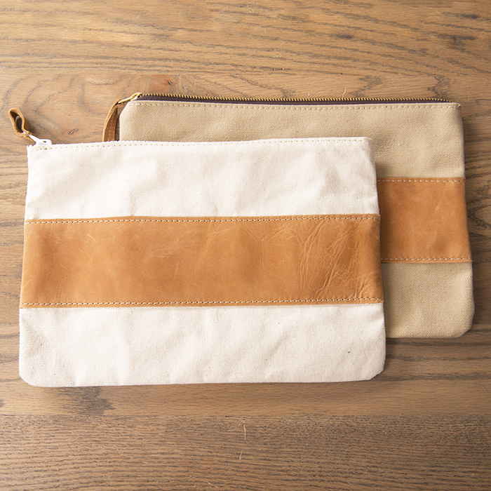 leather womans cosmetic carrier