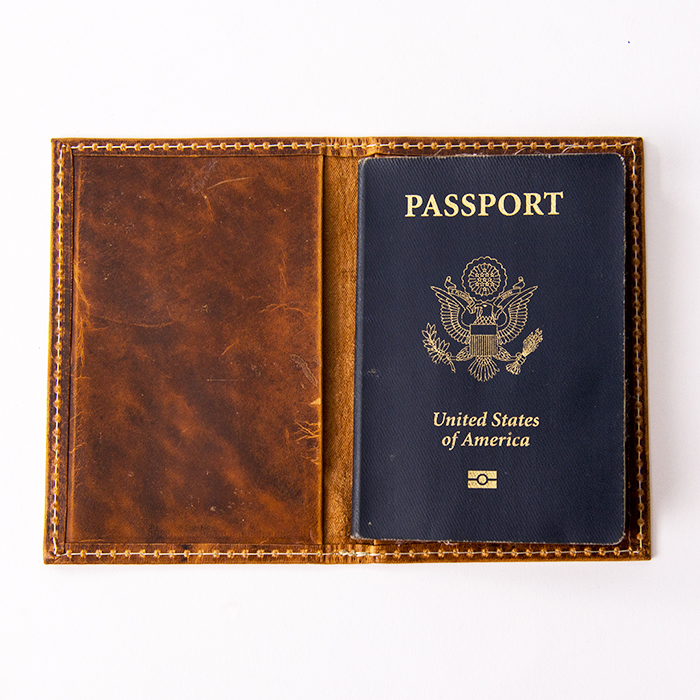 leather passport cover