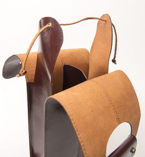 3226 online leather wine tote