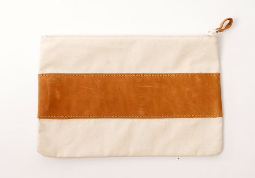 leather womans cosmetic carrier