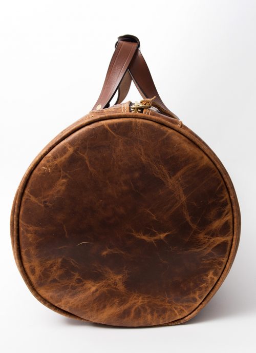 leather duffle bag