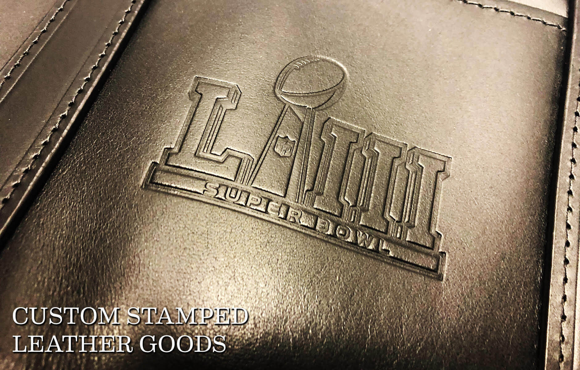 3226 Online Super Bowl 53 Custom Leather